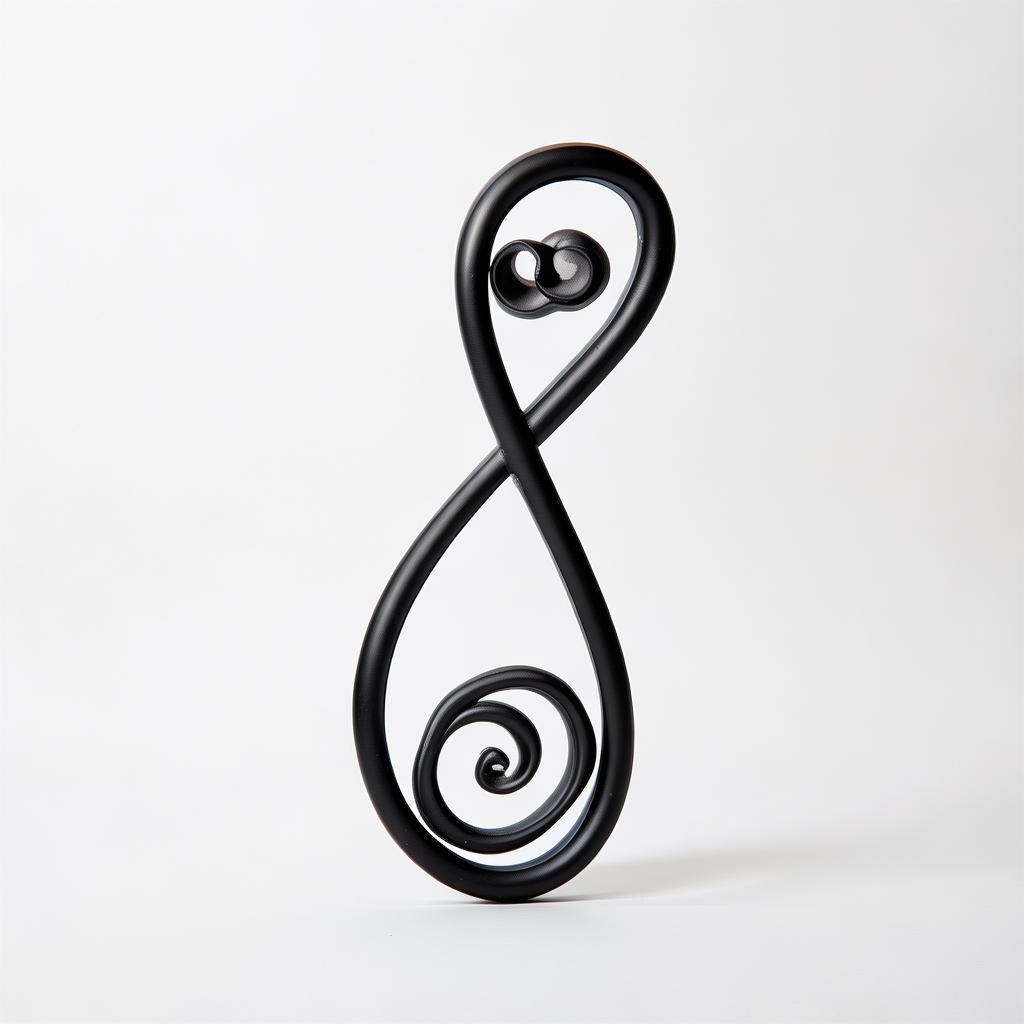 Metal Bean Sculpture